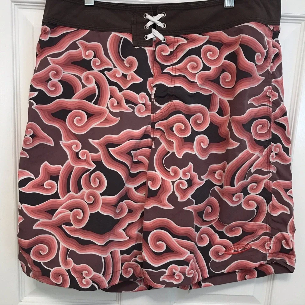 Vintage Patagonia Pataloha Board Shorts Megamendung Cloud Batik